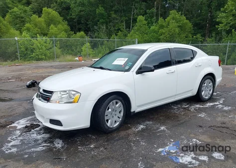 2012 Dodge Avenger Se from USA, damaged, VIN 1C3CDZABXCN259774